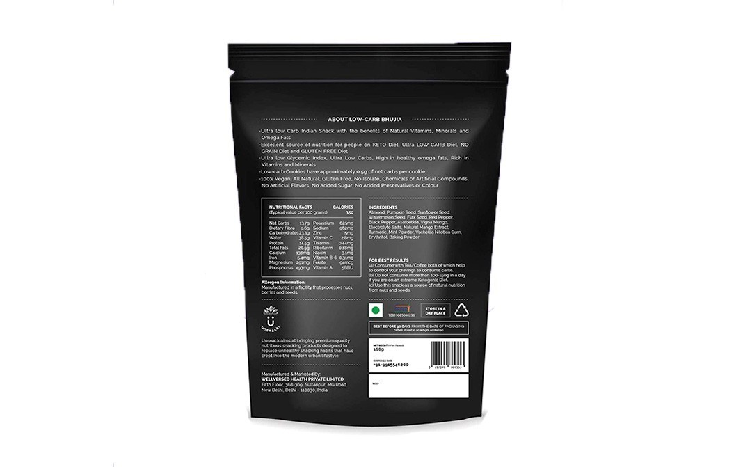 Unsnack Low-Carb Bhujia    Pack  150 grams
